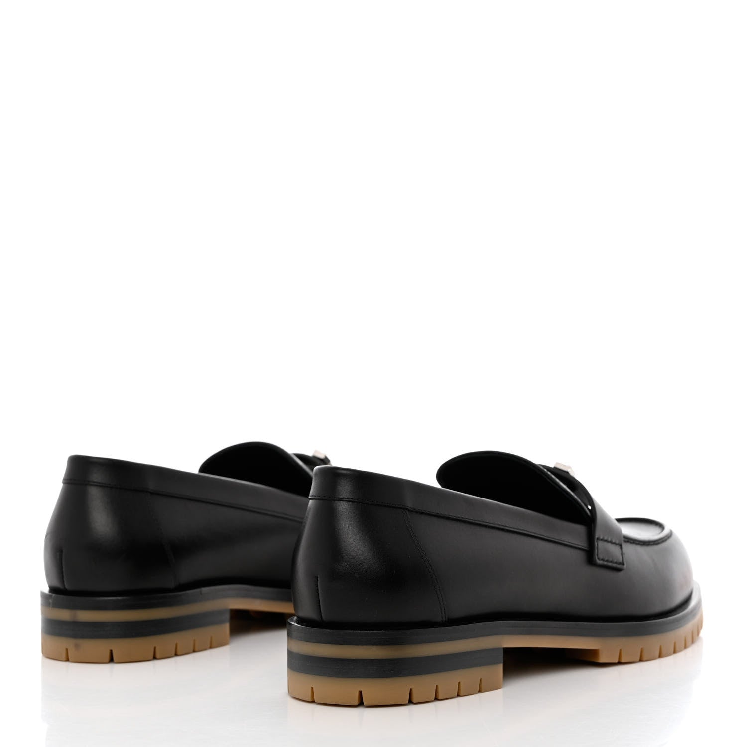 Hermes Calfskin Womens Faubourg Loafers 40 Black 4 of 10