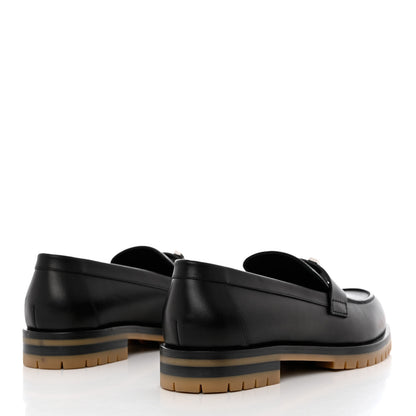 Hermes Calfskin Womens Faubourg Loafers 40 Black 4 of 10