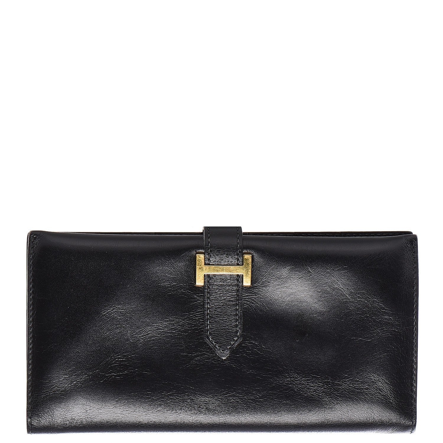 Hermes Box Bearn Wallet Black 1 of 13
