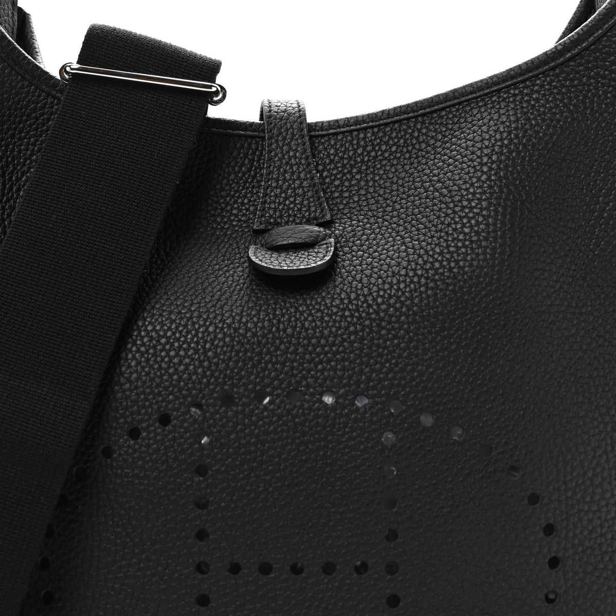 Hermes Taurillon Clemence Evelyne III PM Black 8 of 10