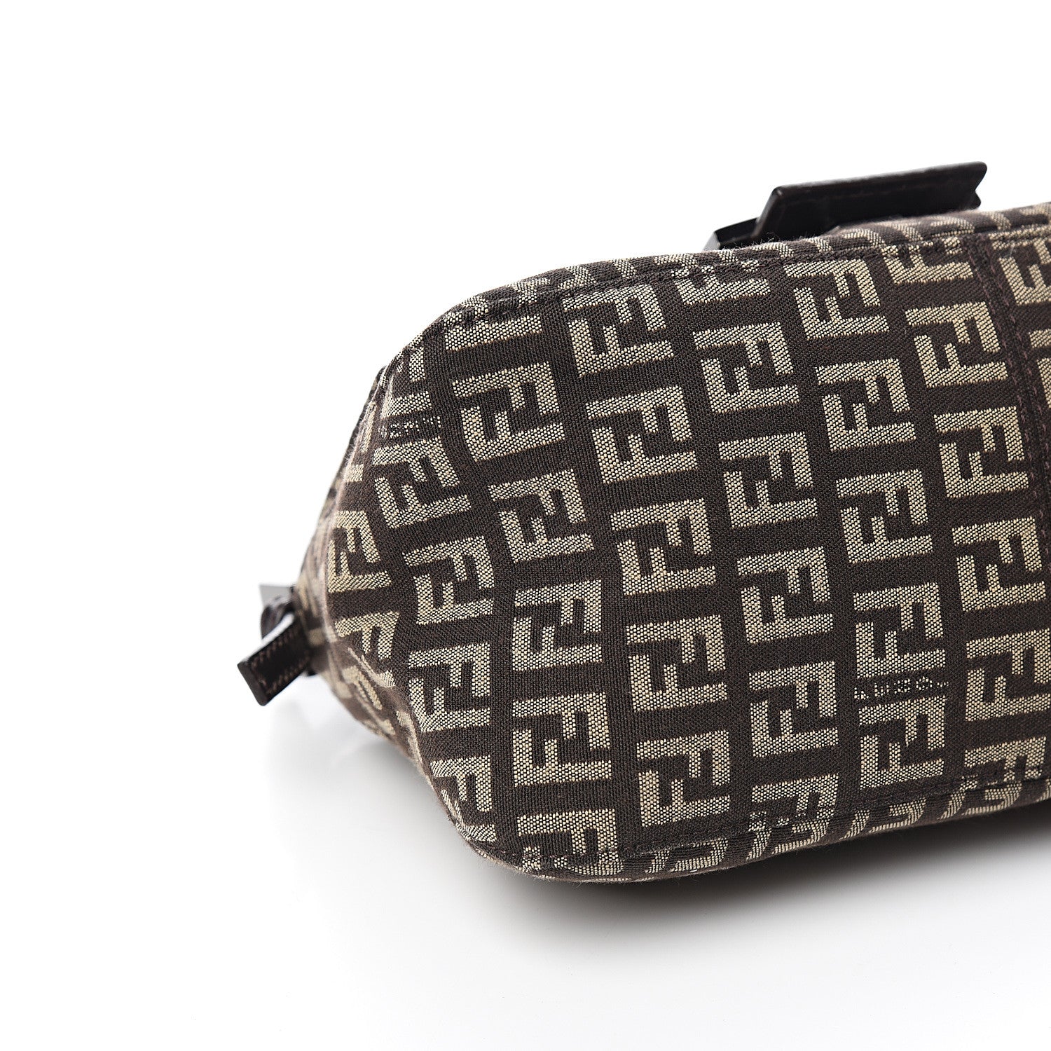 Fendi Zucchino Vitello Mini Mama Baguette Testa di Moro Beige 7 of 9