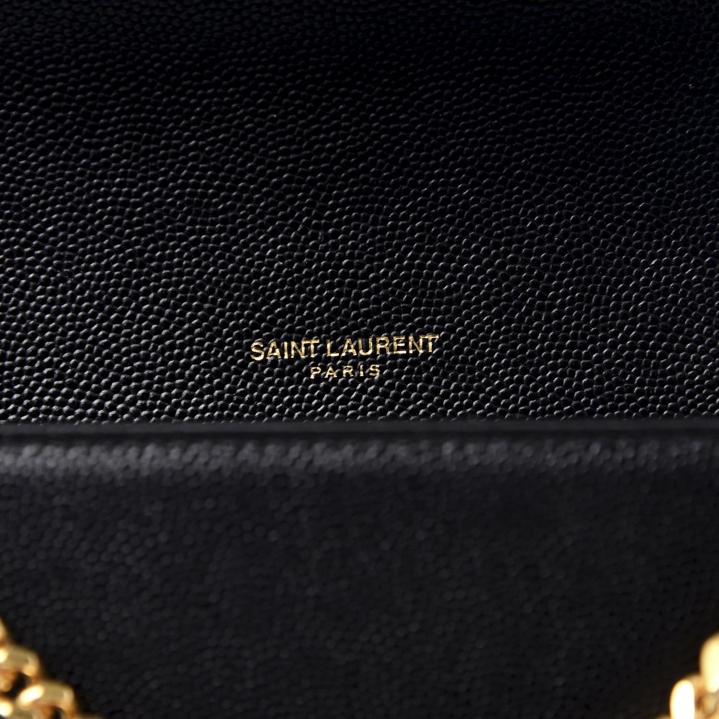 Grain De Poudre Medium Classic Monogram Kate Satchel Black