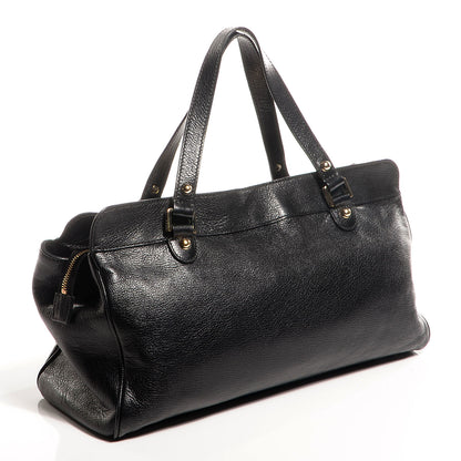 Gucci Leather Blondie Satchel Black 3 of 7