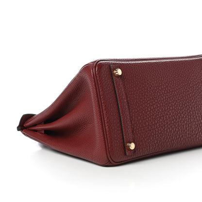 Hermes Togo Birkin 30 Rouge H 8 of 11