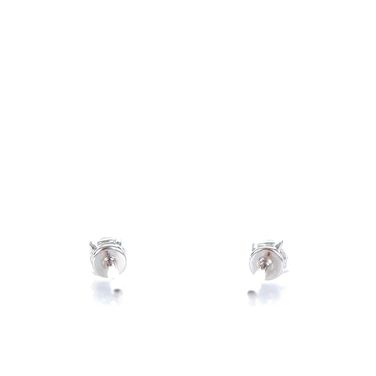 Tiffany Platinum Diamond .36ctw Solitaire Earrings 9 of 11