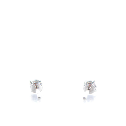 Tiffany Platinum Diamond .36ctw Solitaire Earrings 9 of 11