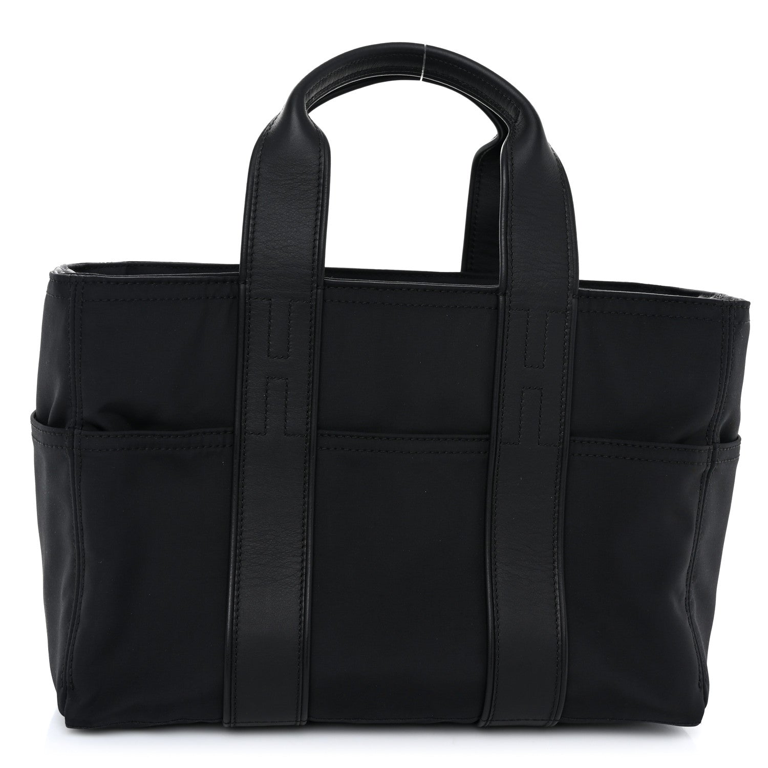Hermes Toile Acapulco Vassus Tote Black 1 of 12