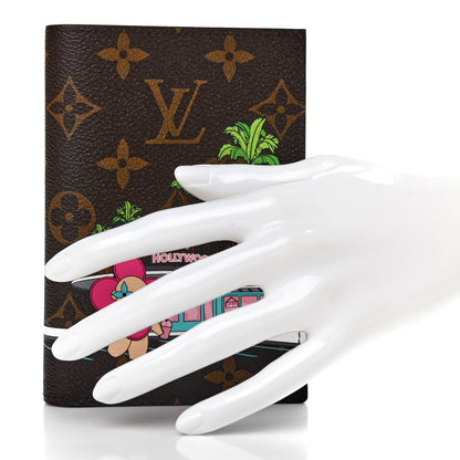 Louis Vuitton Monogram 2021 Christmas Animation Hollywood Passport Cover Fuchsia 2 of 6