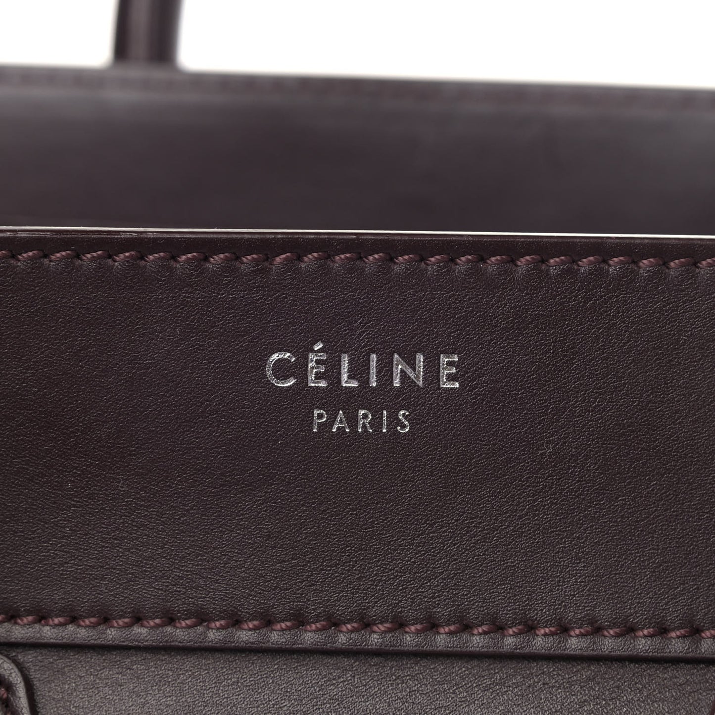 Smooth Calfskin Mini Luggage Burgundy