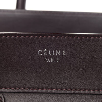 Celine Smooth Calfskin Mini Luggage Burgundy 7 of 11