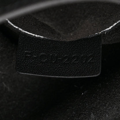 Celine Smooth Calfskin Cuir Triomphe Cabas Drawstring Black 7 of 11