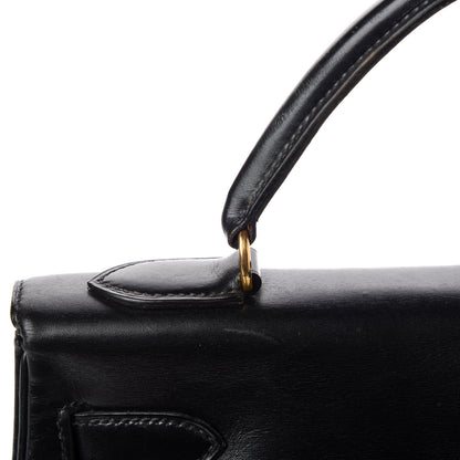 Hermes Box Kelly Retourne 32 Black 46 of 49