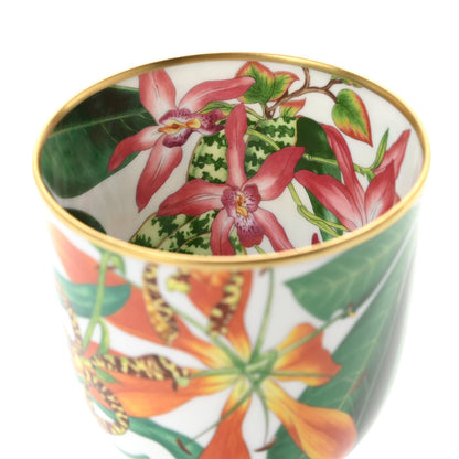 Hermes Limoges Porcelain Passifolia Mug 5 of 7