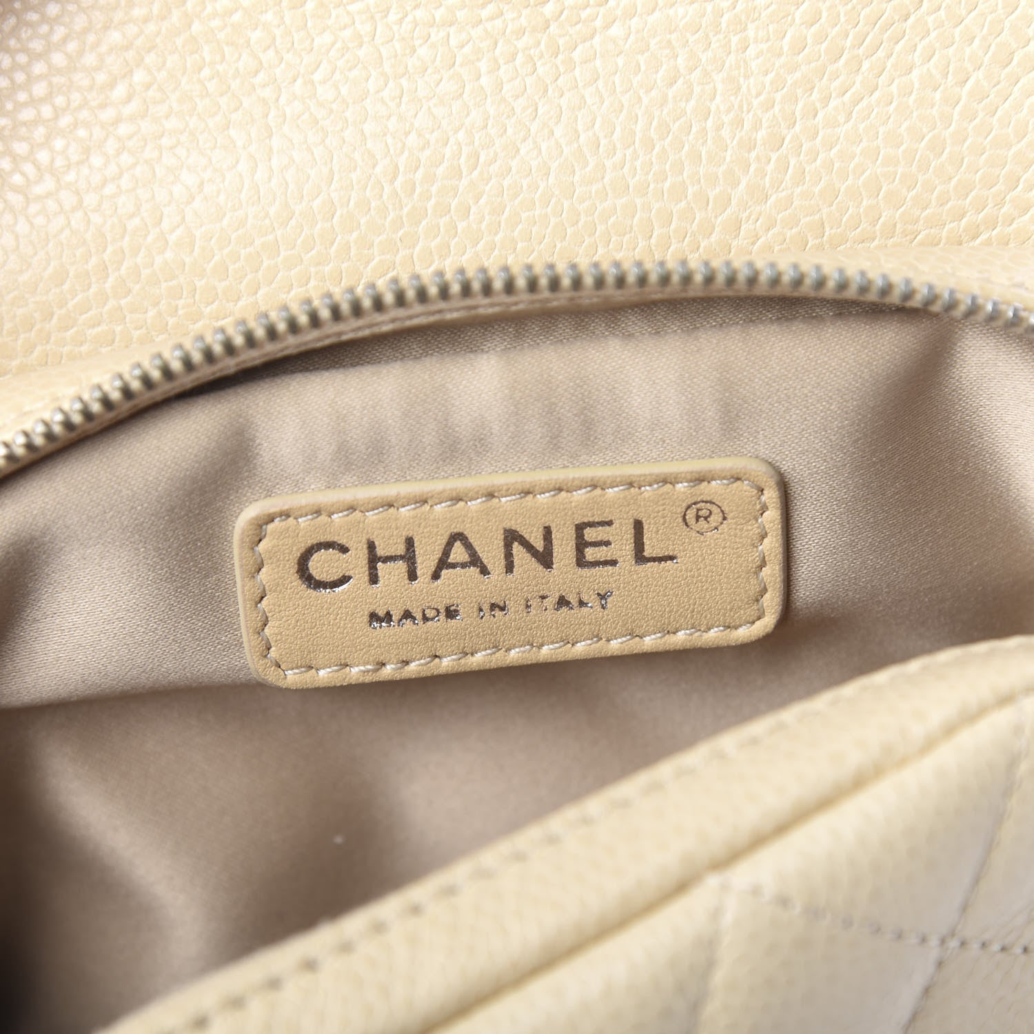 Chanel Caviar Quilted New Mini Flap Beige Clair 6 of 14