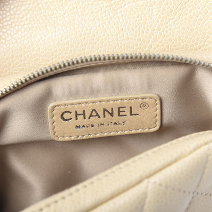 Chanel Caviar Quilted New Mini Flap Beige Clair 6 of 14