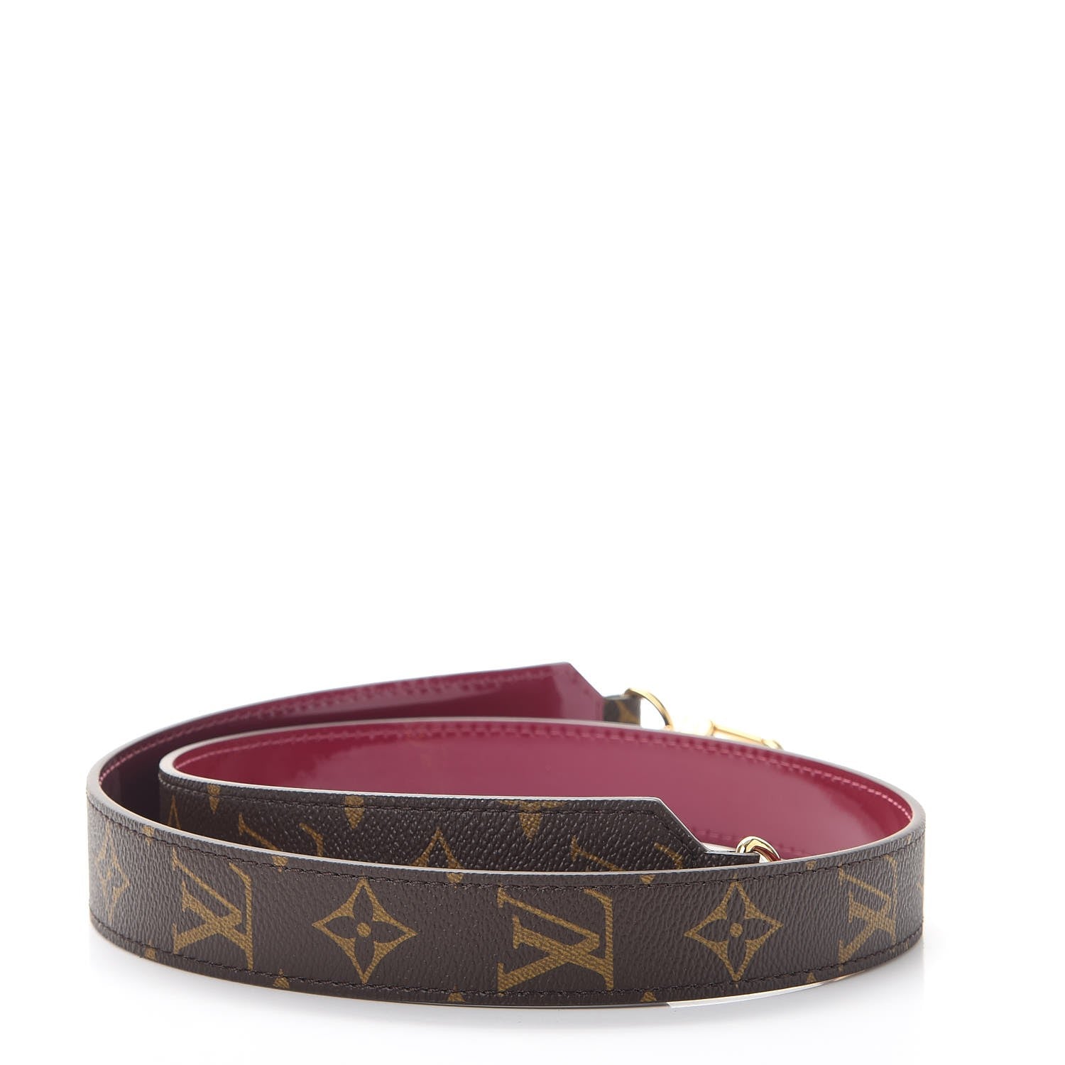 Louis Vuitton Patent Monogram Miroir Shoulder Strap Magenta 3 of 5