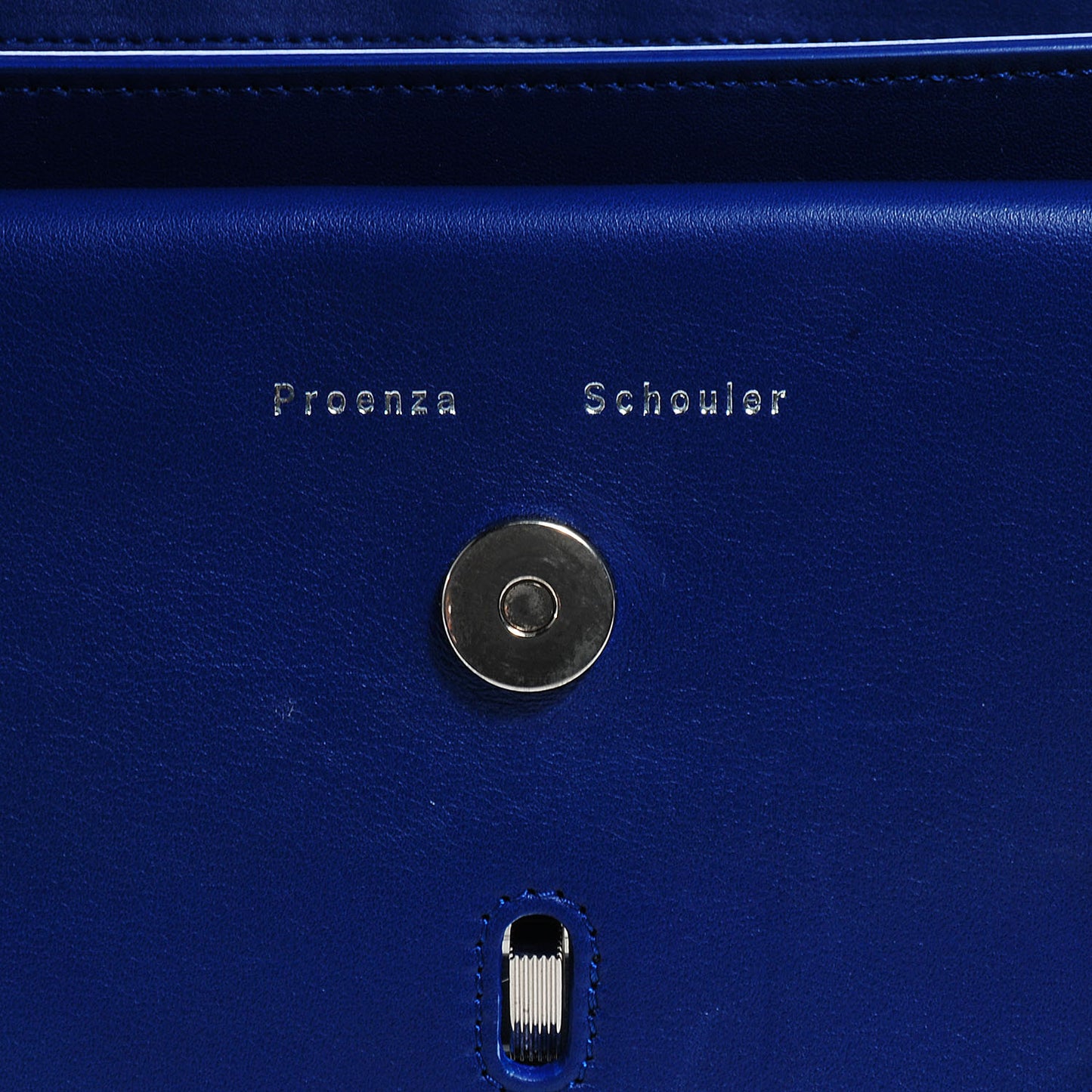Smooth Calf PS11 Classic Shoulder Bag Royal Blue