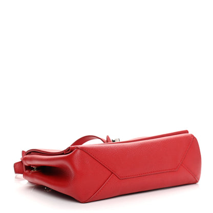 Louis Vuitton Calfskin Lockme II Chain Bag BB Rubis 4 of 14