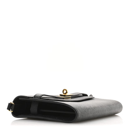 Hermes Epsom Kelly Wallet To Go Black 4 of 11
