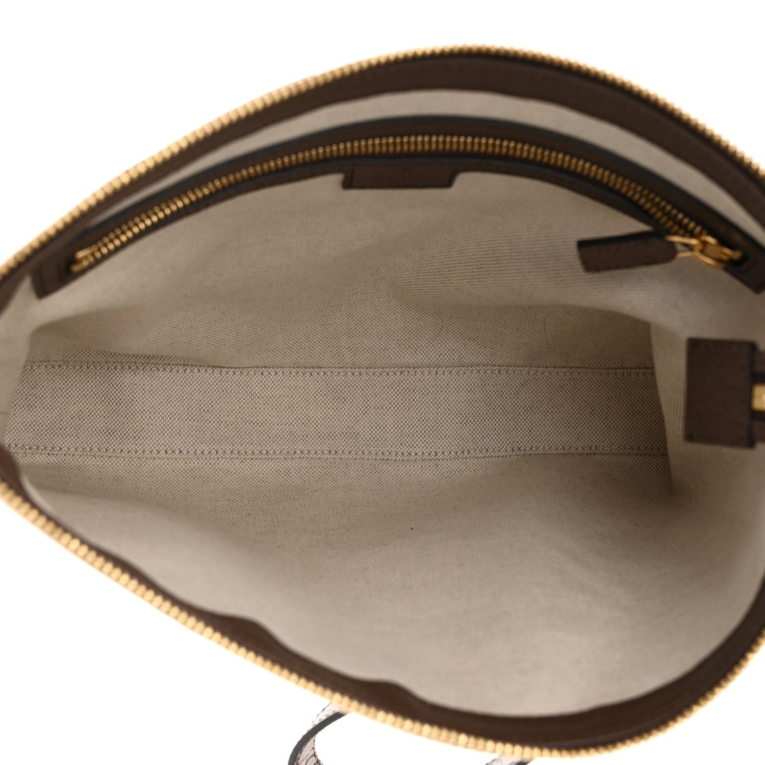 Gucci Monogram Jumbo GG Textured Dollar Calfskin Web Wristlet Messenger Bag Camel Ebony New Acero 5 of 11