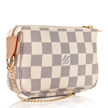 Louis Vuitton Damier Azur Mini Pochette Accessories 3 of 9