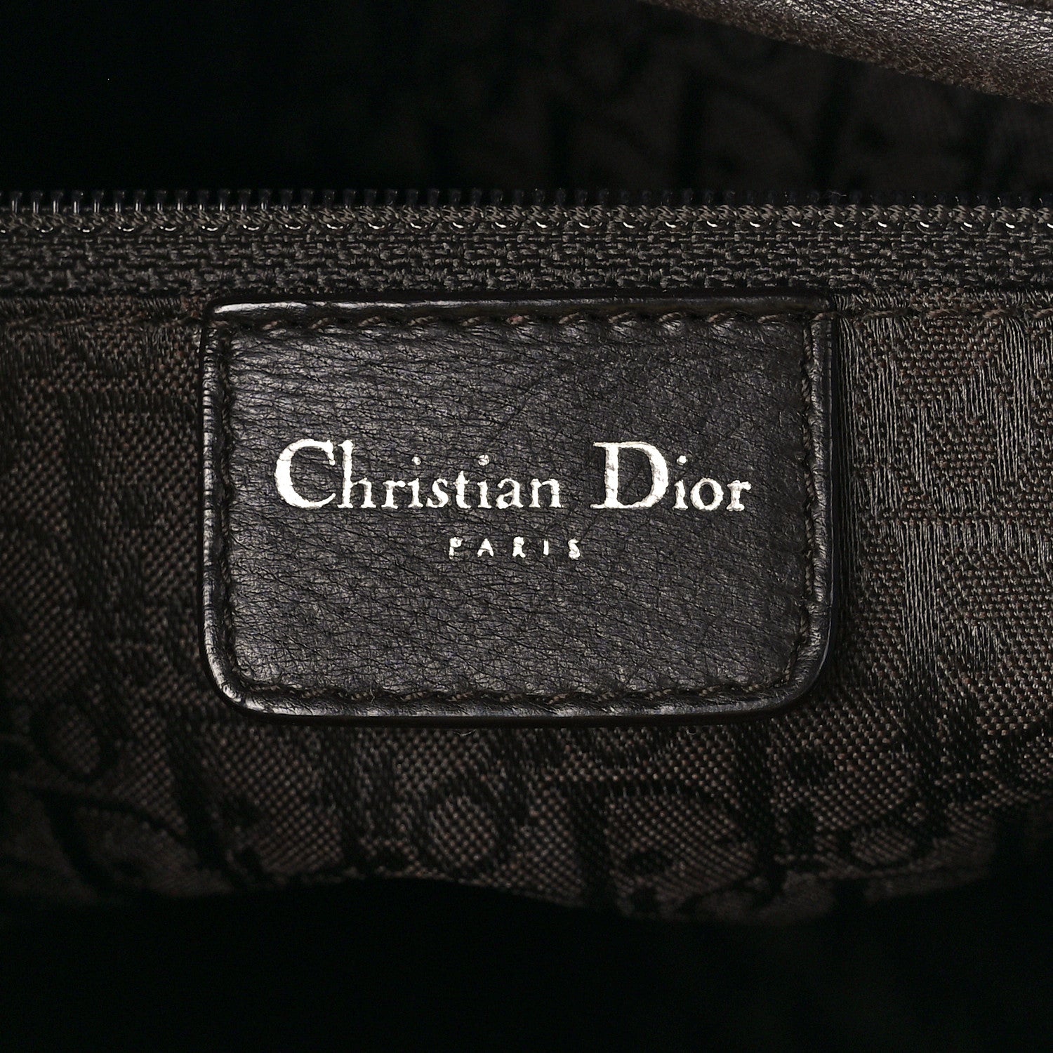 Christian Dior Lambskin Cannage Large Lady Dior Dark Brown 6 of 11