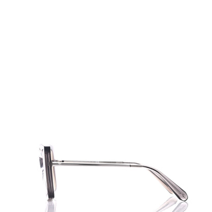 Chanel 18K White Gold Mirror Square Sunglasses 6051 Gray 3 of 9