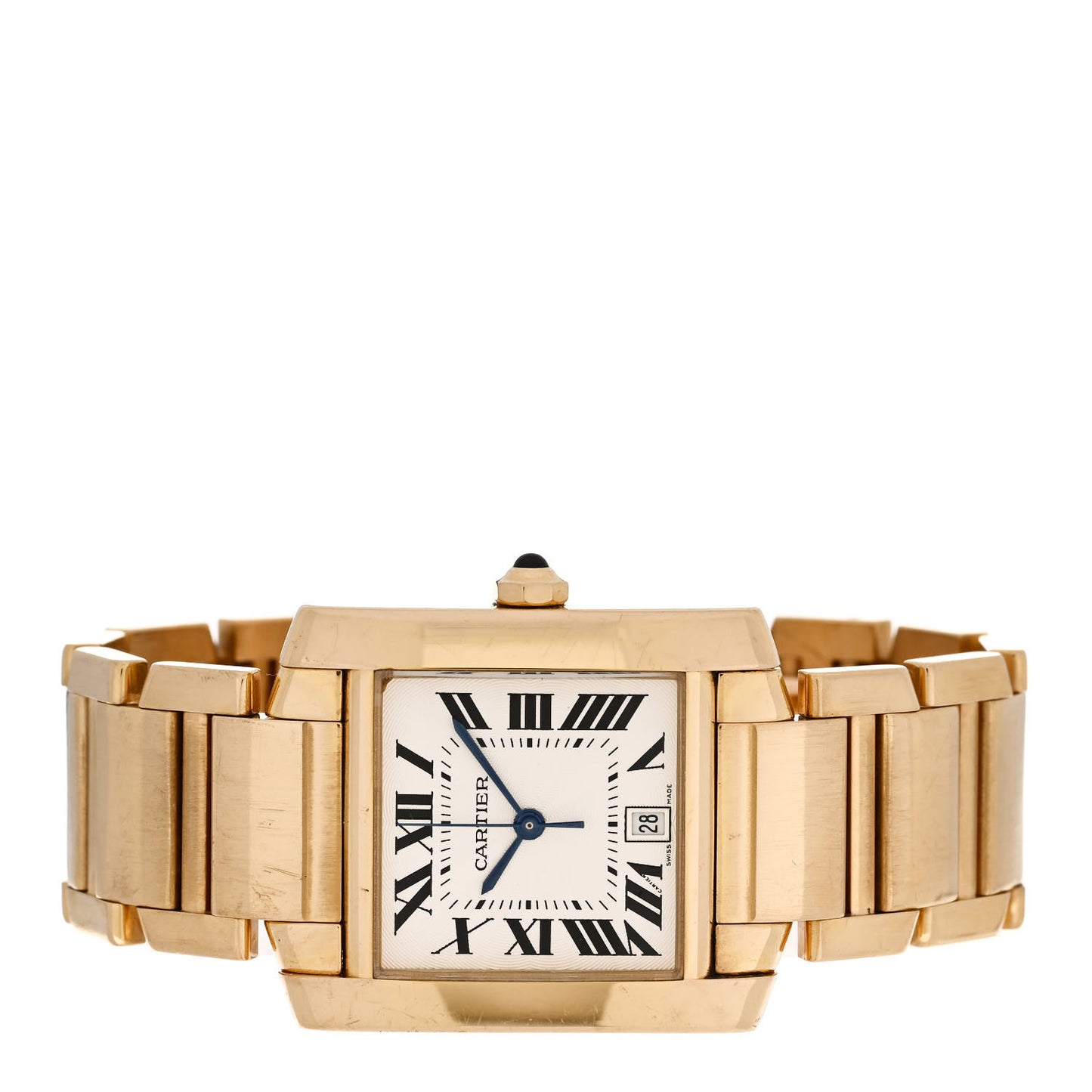 18K Yellow Gold 28mm Tank Francaise Automatic Watch