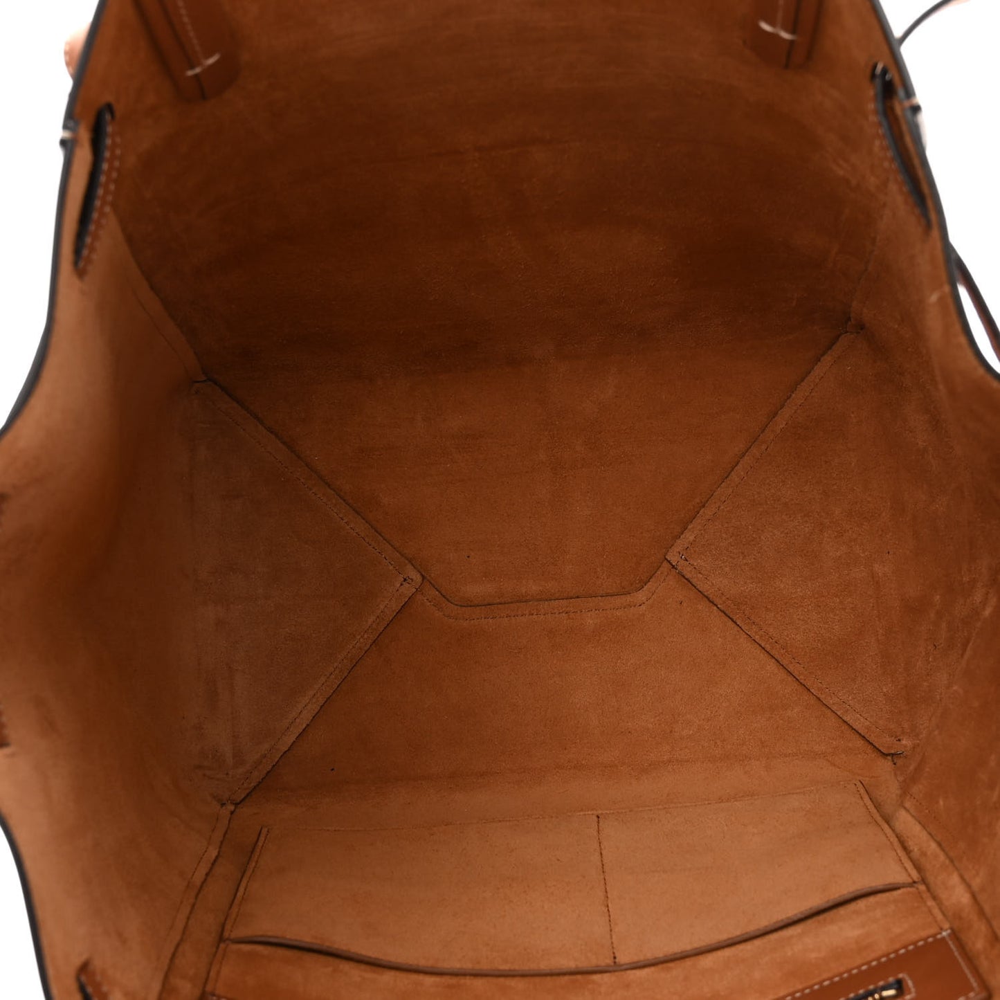 Smooth Calfskin Medium Belt Cabas Phantom Brown