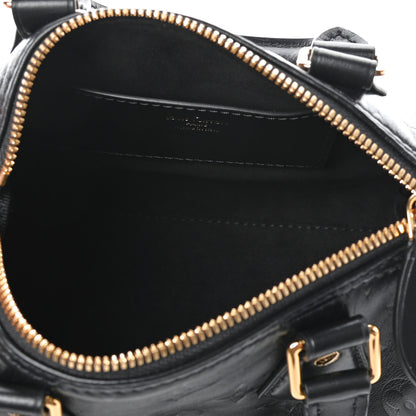 Louis Vuitton Monogram Ink Speedy BB Black 9 of 17