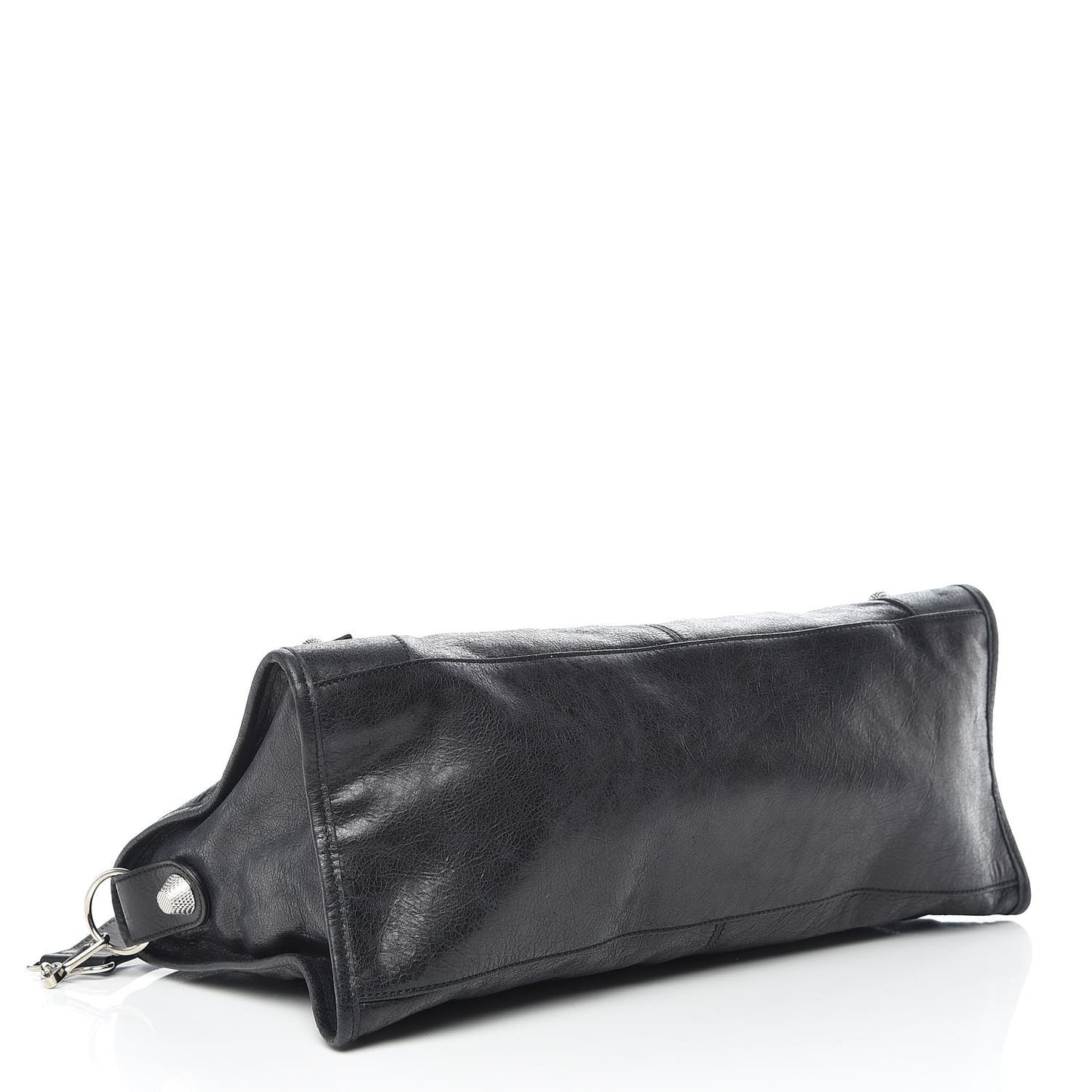 Agneau Giant 21 Silver Hardware Part Time Black