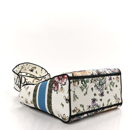 Christian Dior Canvas D-Constellation Embroidered Medium Lady D-Lite Latte Multicolor 4 of 9