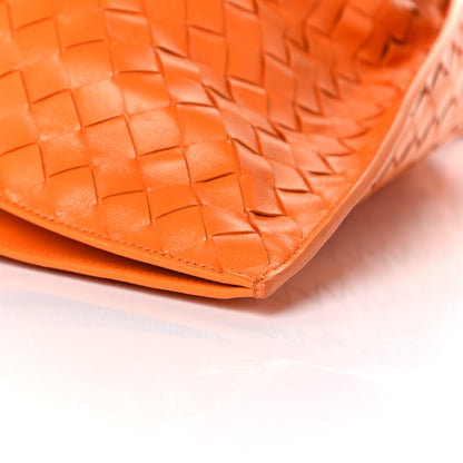 Bottega Veneta Nappa Intrecciato BV Twist Orange 8 of 9