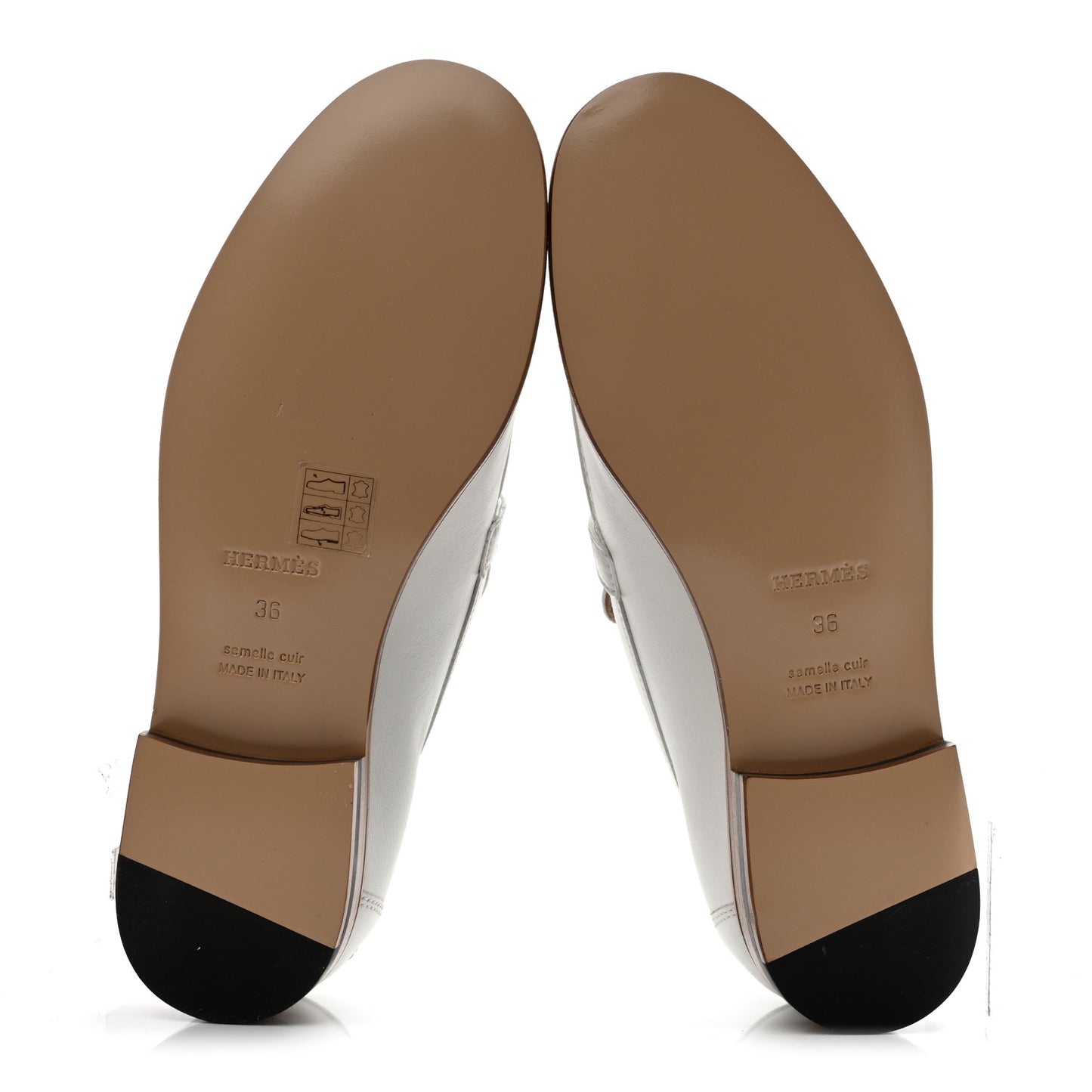 Calfskin Womens Destin Loafers 36 White