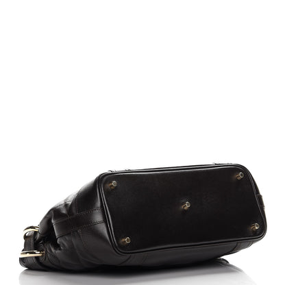 Burberry Calfskin Quilted Baby Beaton Dark Brown 4 of 9