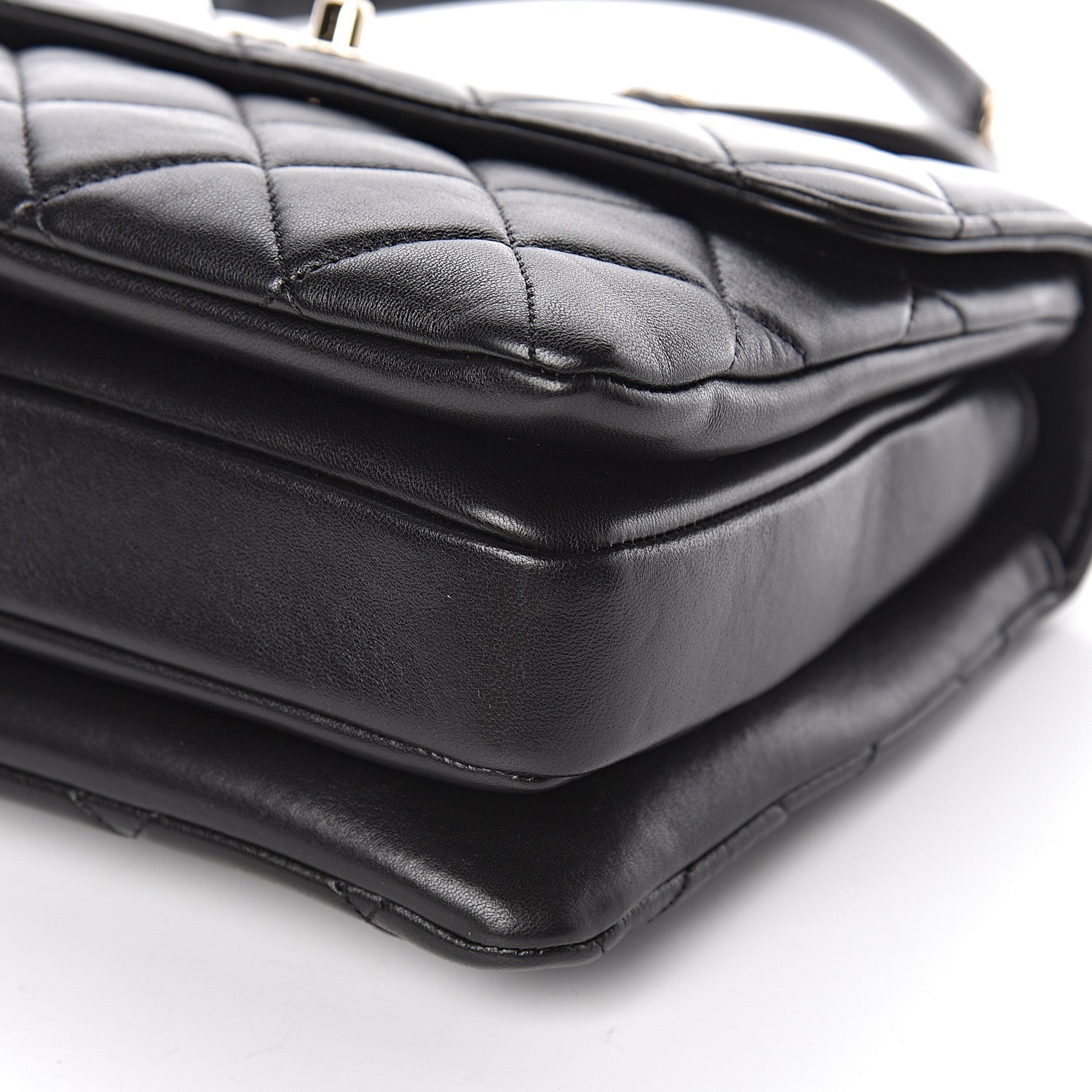 Chanel Lambskin Quilted Small Trendy CC Dual Handle Flap Bag Black 13 of 15