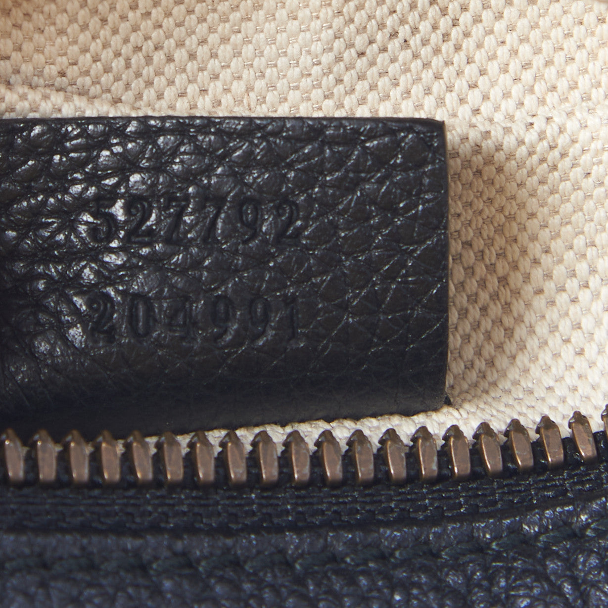 Gucci Grained Calfskin Small Logo Belt Bag Black 9 of 9