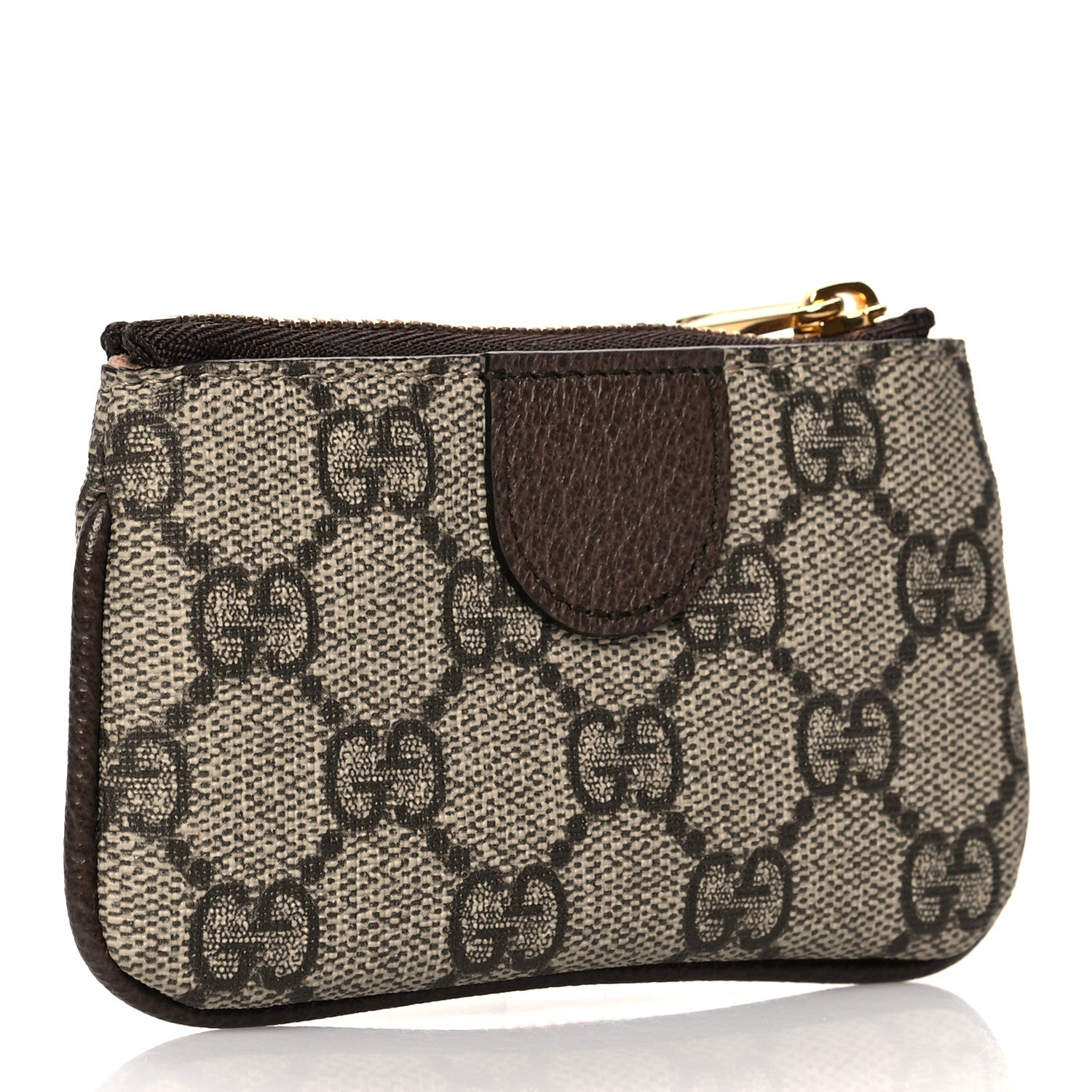 Gucci GG Supreme Monogram Web Ophidia Key Case Beige New Acero 3 of 8