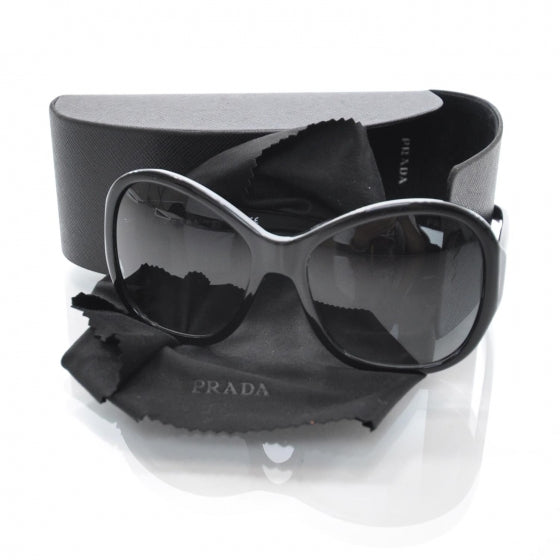 Prada Logo Sunglasses SPR 20L Black 8 of 8