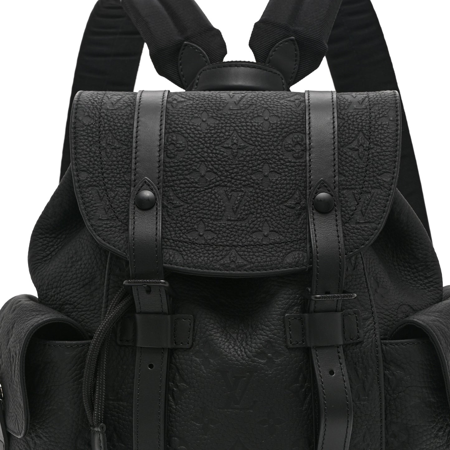 Taurillon Monogram Christopher PM Backpack Black