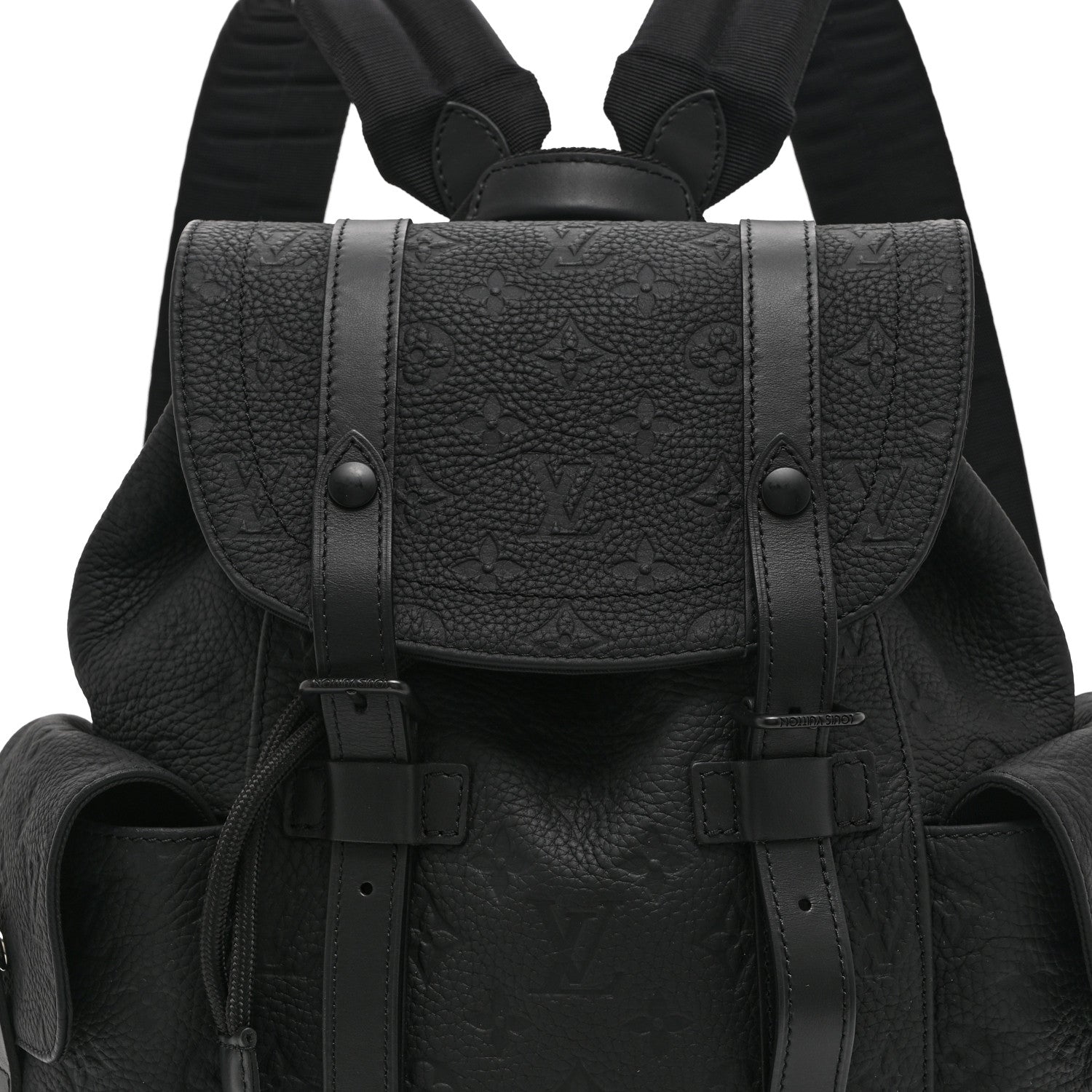 Louis Vuitton Taurillon Monogram Christopher PM Backpack Black 7 of 9