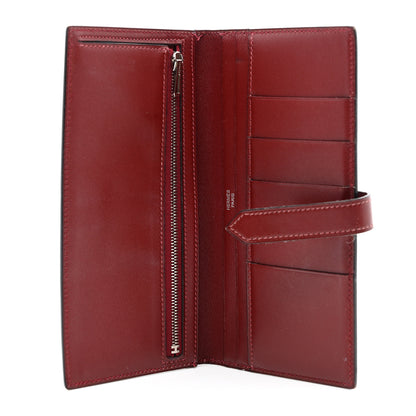Hermes Box Bearn Gusset Wallet Rouge H 5 of 10
