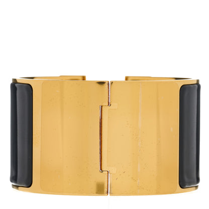 Hermes Enamel Extra Wide Clic Clac H Bracelet GM Black 2 of 3