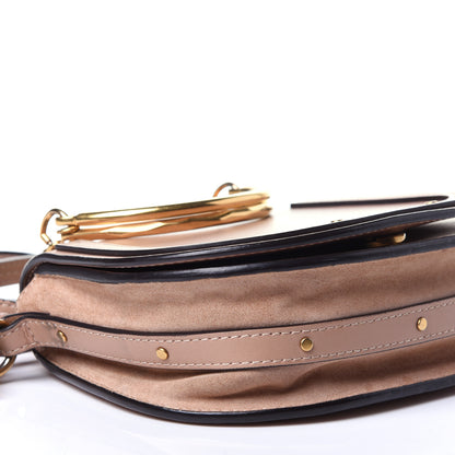 Chloe Calfskin Suede Small Nile Bracelet Bag Biscotti Beige 6 of 13