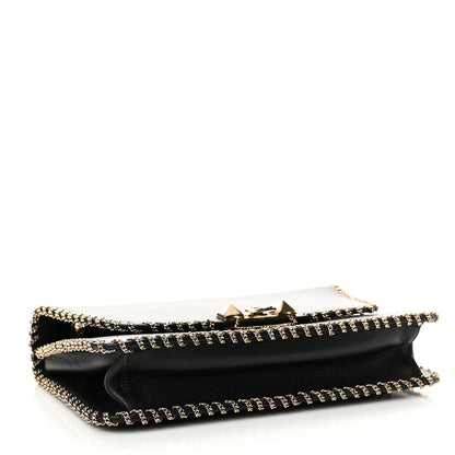 Valentino Garavani Vitello Groumette Small Rockstud Demilune Shoulder Bag 4 of 14