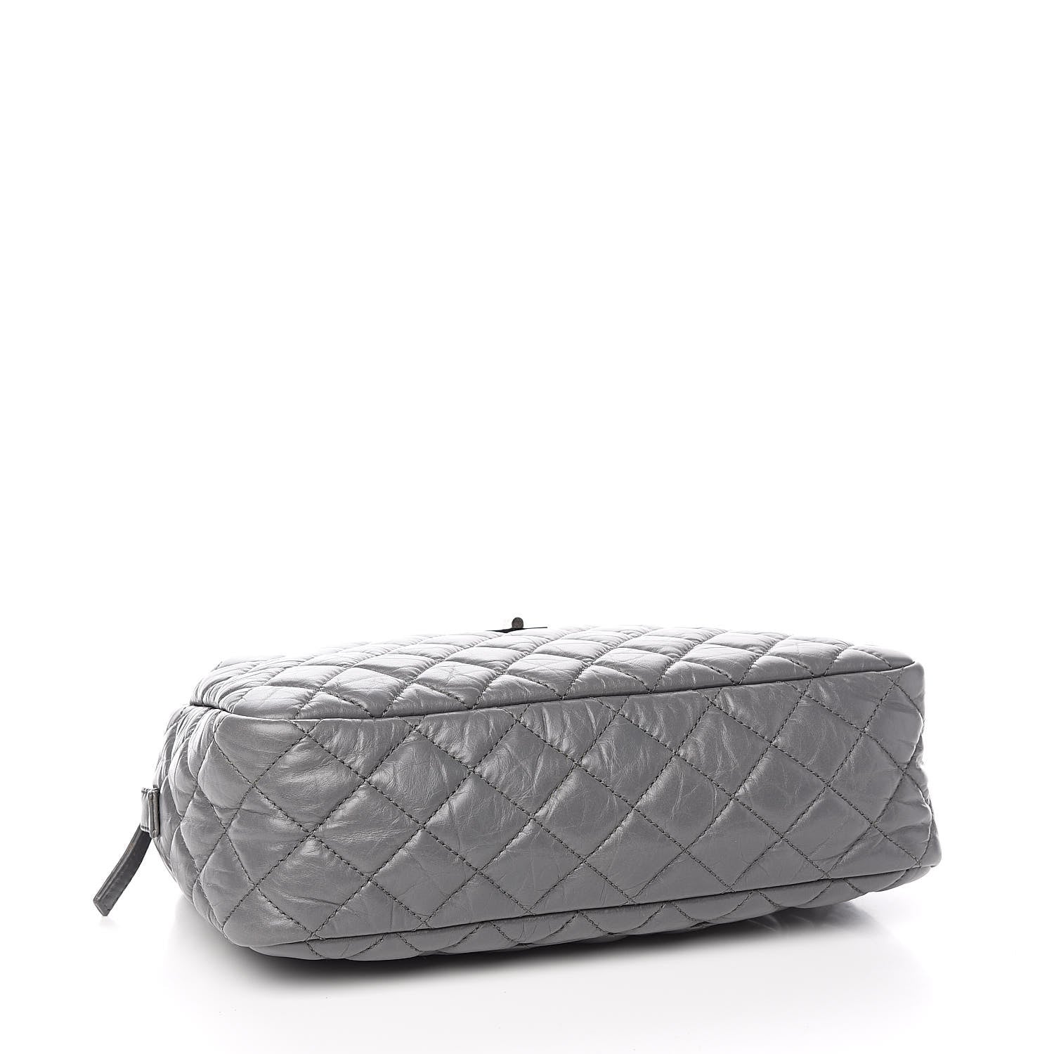 Chanel Aged Calfskin Medium Reissue Camera Case Grey 4 of 12