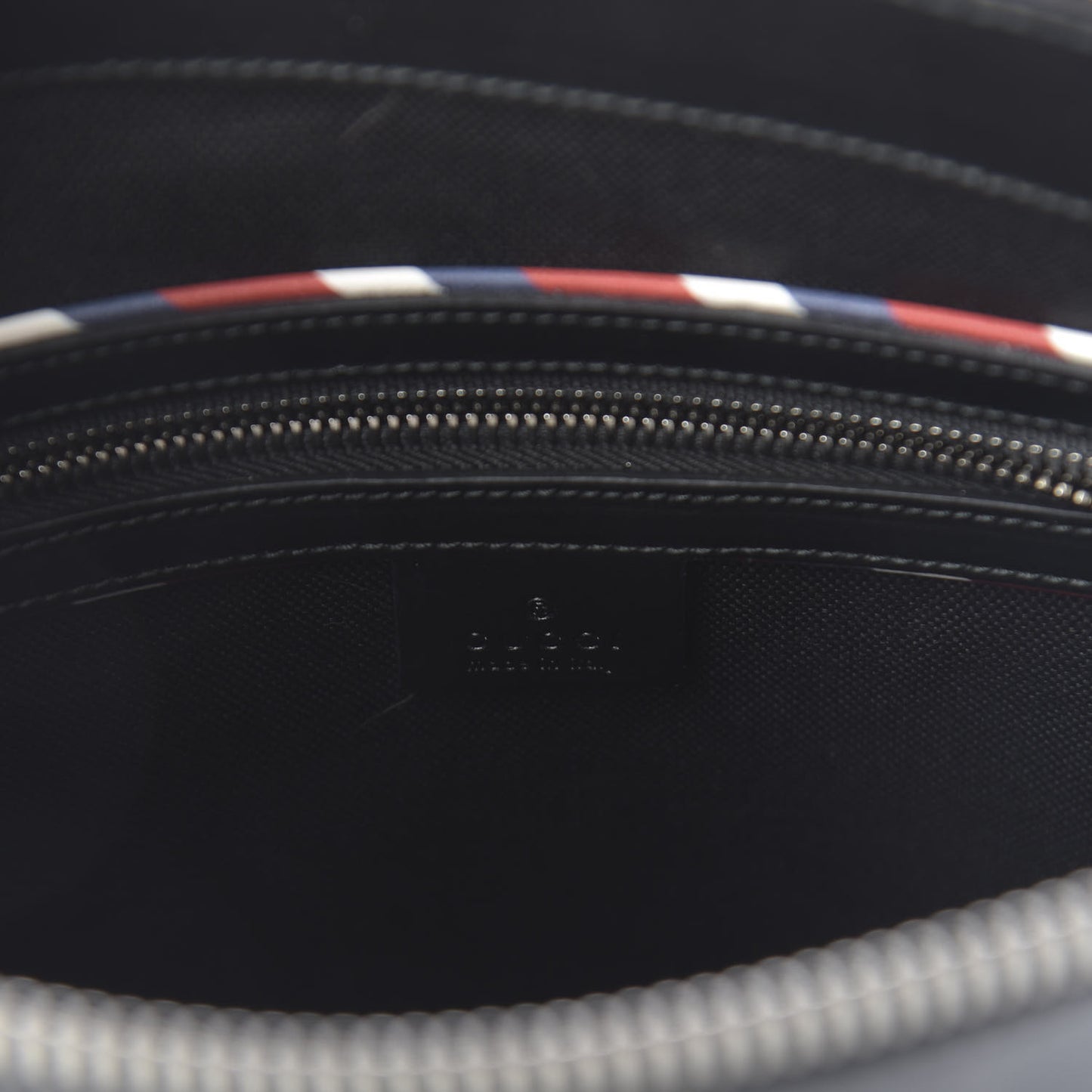 GG Supreme Monogram Night Courrier Flat Messenger Bag Black Multicolor