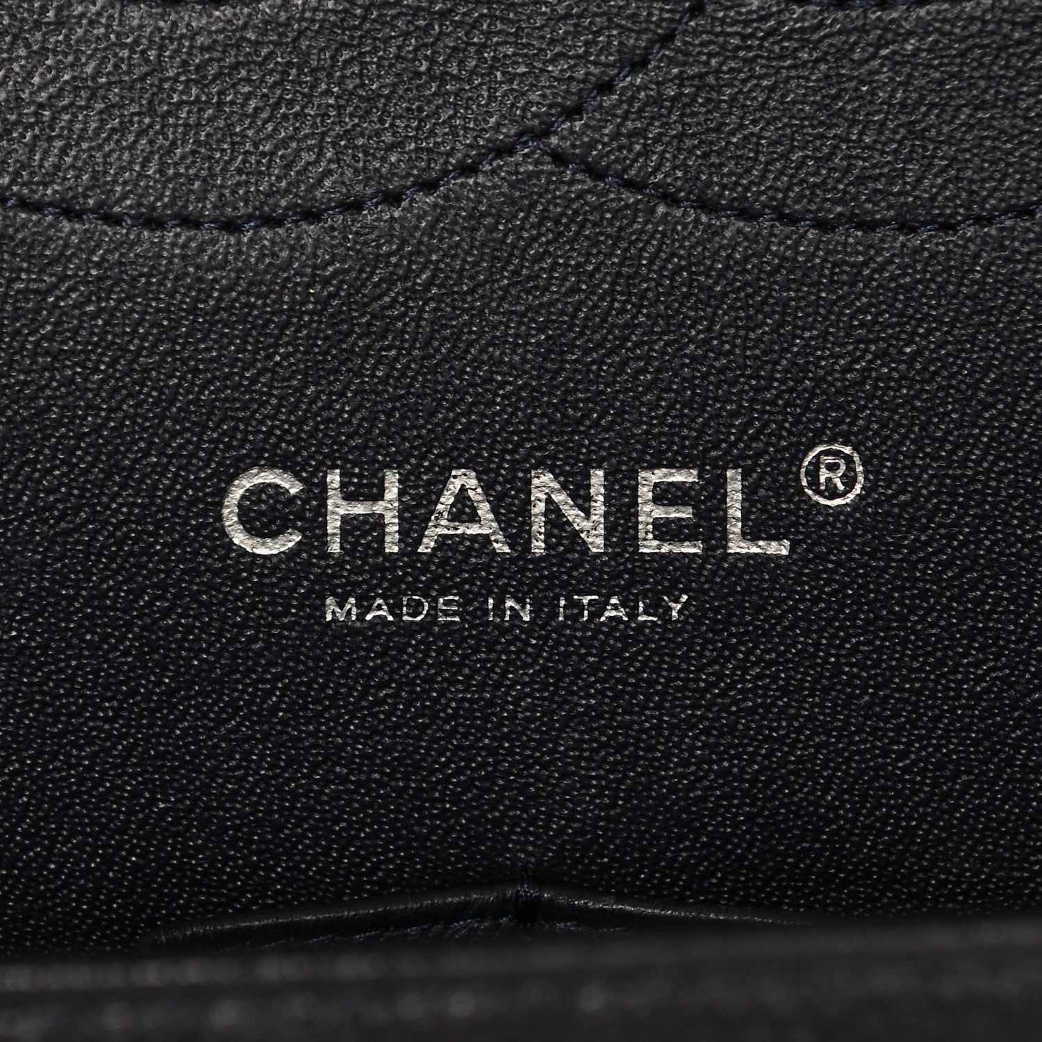 Chanel Caviar Quilted Jumbo Double Flap Navy Blue 6 of 10