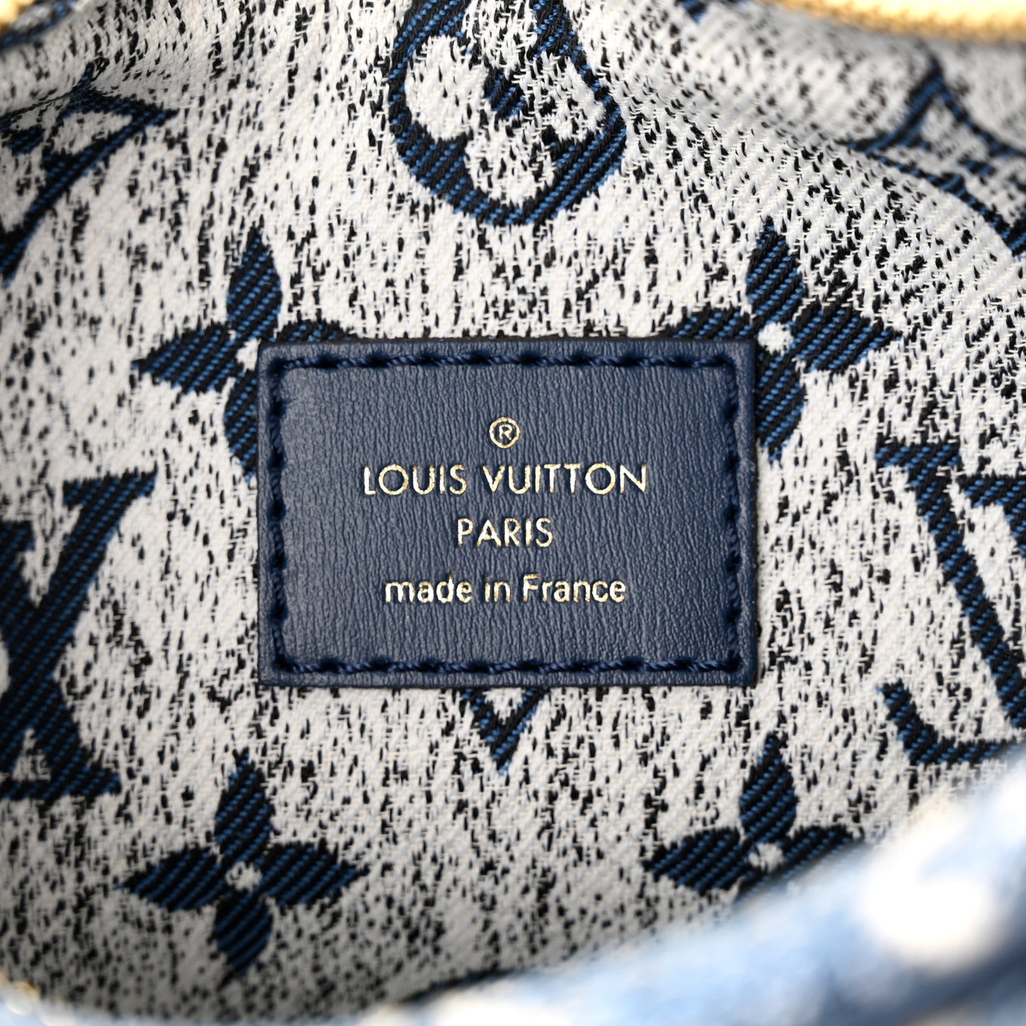 Monogram Jacquard Denim Loop Bleu