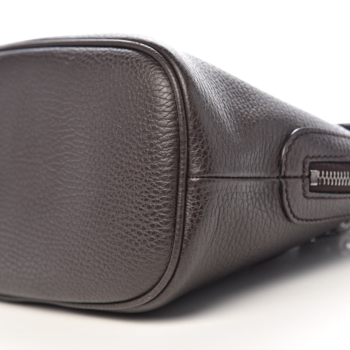 Dollar Calfskin Small GG Charm Dome Bag Brown